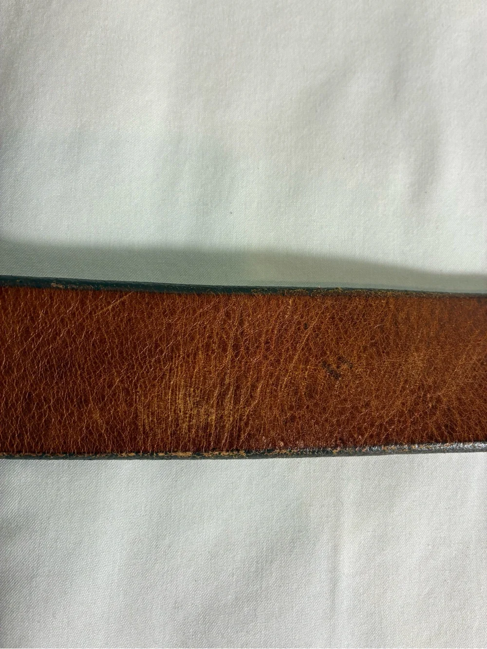Banana Republic Men's belt Sz 38 Brown Genuine Italian Leather Brass Buckle
